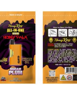 Sugar Plum(Sativa) honey king disposable, honey king disposable review, honey king 2.5 gram disposable,